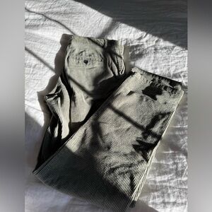 H&M Men's Green Corduroy Pants